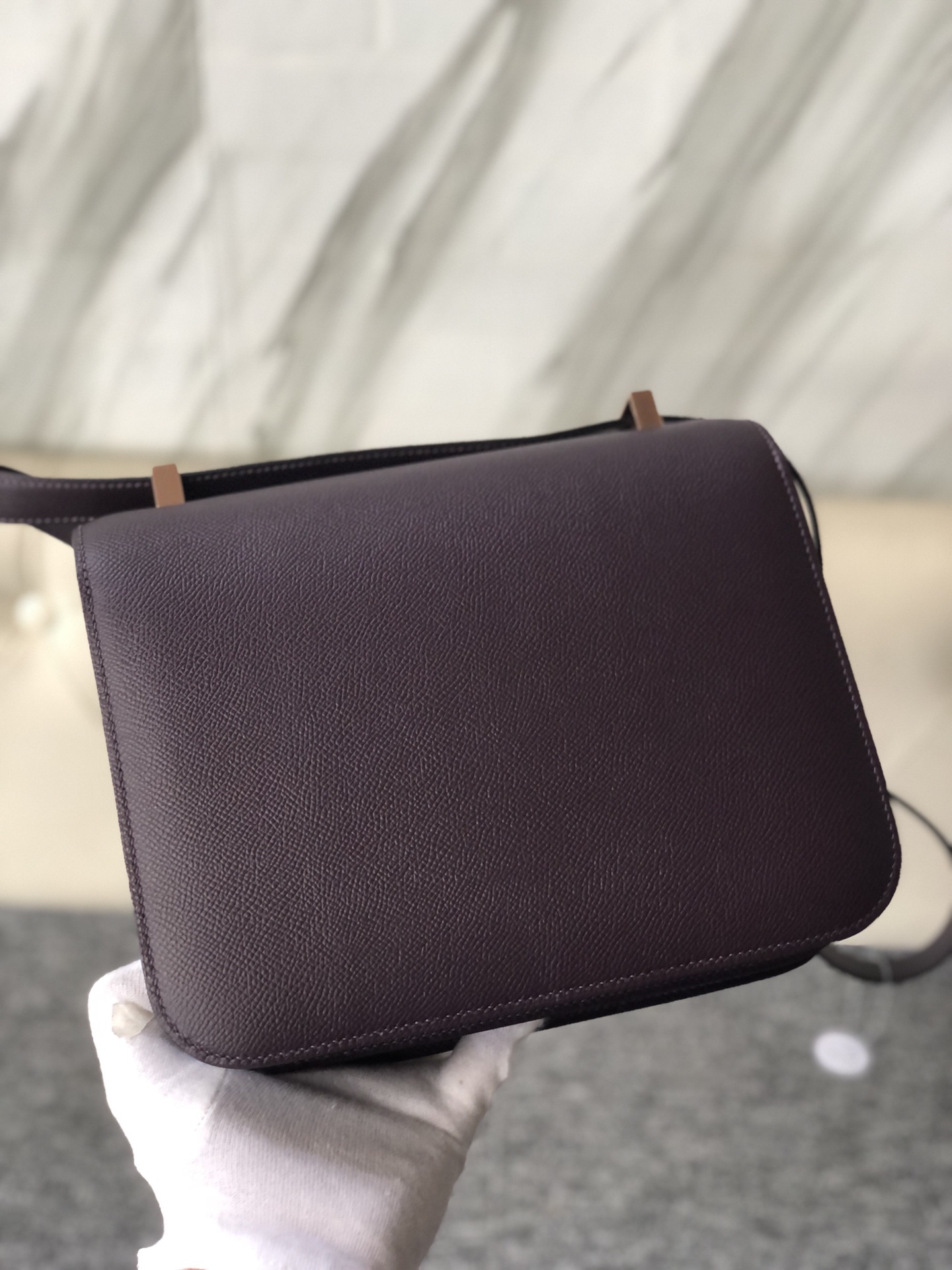 에르메스 콘스탄스24 레이즌 로즈골드 버클 앱송